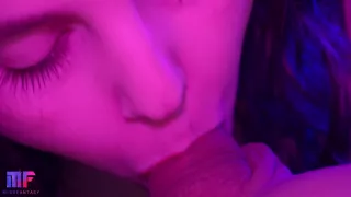 Gentle Close-up Blowjob With Cum In Mouth
