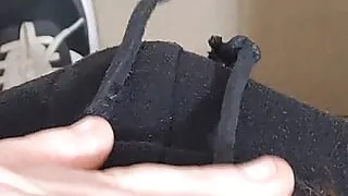 hairy fucking guy ok with his dick pulled through his pants