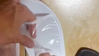 take off your shoes and put on your slippers