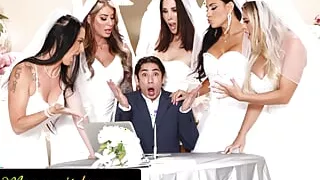 MOMMY'S BOY - Furious MILF Brides Reverse Gangbang Hung Wedding Planner For Wedding Planning Mistake