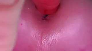 CloseUp Anal Fucking With THRUSTING GRAVITY DILDO