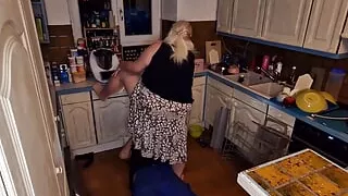 Curvy Hanna pays for the repairs with sex