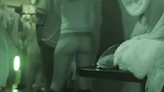 Very Crowded Party! Caught By Security