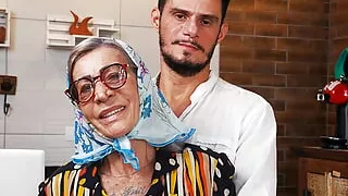 real 78 Years old grandma rough ass fucked