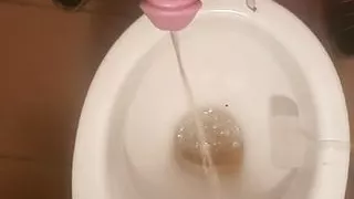 Pee befor my upcoming ruined orgasm