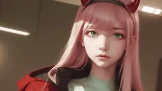 AI generated Zero two need you all time