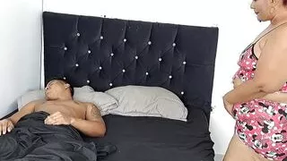 I Masturbate While My Stepson Rests. Part 2. I Love His Big Cock