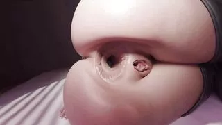 Cat Woman  assfucked  with creampie