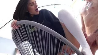 Step-daddy Fucked His Step-daughter Again - She Played with Soap Bubbles