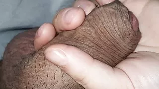 Beautiful cock slip on step mom hand in bed