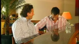 Cute brunette girl knows one intersting way to successfully pass her job interview