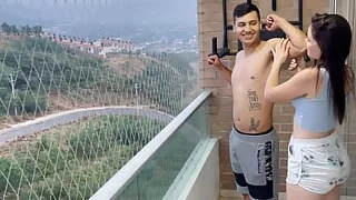 My stepsister invites me to watch movies as an excuse for me to fuck her hard in the ass and cum.