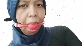 Handjob Orgasm Hijab Catsuit