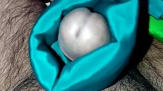 Satin silk handjob porn - Masturbation and cum on satin dress (118)
