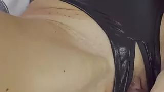 Her first clip with a vibrator