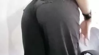 Big ass gothic girl masturbates anally and vaginally