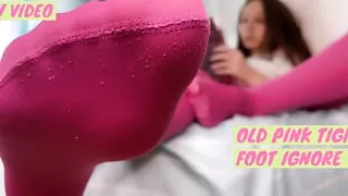 Pink tights foot ignore teaser