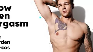 HETEROFLEXIBLE - How Men Orgasm With Charming Stud Jayden Marcos! WATCH HIM JERK OFF! FULL SCENE