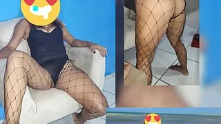 This brunette loves getting cum in her ass, she says she feels the hot cum on her ass