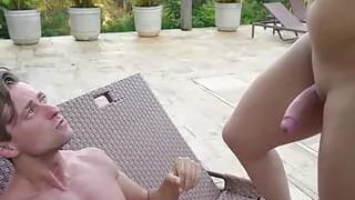 TRANS ANGELS - Blonde Babe Luana Pacheco Uses Her Curvaceous Ass To Seduce Terence To Fuck Her