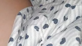 Step mom without bikini under mini dress in bed with step son