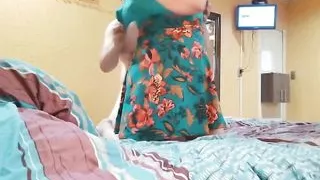 Stepmother tricks stepson into ending up fucking and filling her with semen