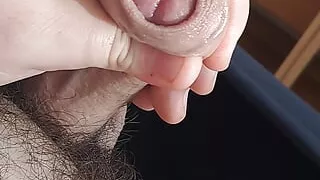 my hairy dick cumed