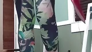 Cummming in Mommy's Slippers