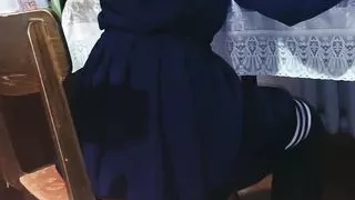 My stepdaughter is doing her homework