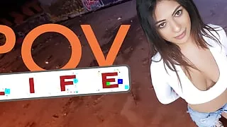 When Ike Stumbles Upon Hot Cutiepie Reyna Alone On His Property, He Questions Her