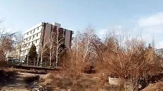 Naked big tits in the nature