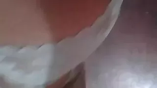 Trying on an outfit to be a femboy