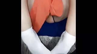 Footjob, Cum on Them Fucked Tits and Feet