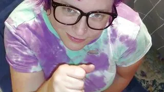 Cute Cumslut Makes Him Cum on Her Face