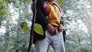 Shemale With HUGE Cock Peeing In Public