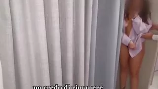 Fucked TALKING ON THE PHONE with her boyfriend with cum in her mouth