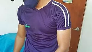 Indian black cock gets masturbated