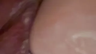 Watch my creamy pussy