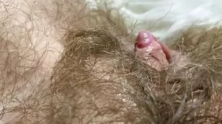 Huge erected clitoris fucking vagina deep inside big orgasm
