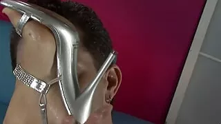 Lubricated blonde babe has epic orgasms while bouncing on a big cock