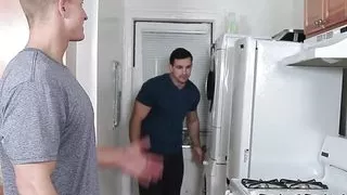 MEN - Landon Mycles Gives Up His Tight Ass To Phenix Saint's Huge Dick For Remodeling His Kitchen