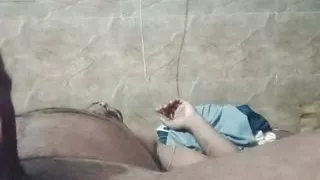 When there was no one in the house, he put cucumber and carrot in the ass