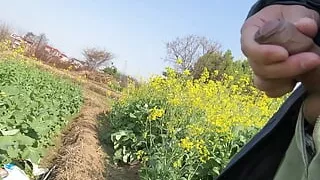 me first time jerking off in the field