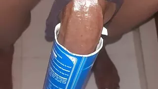 Sexy Bangladesh boy big black cock handjob