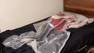 Feb 19 2024 - BreathVac Self VacPacking in my scrubs and hiviz vest