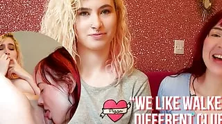 Ersties- Cute Redhead Gives Blonde Babe Lesbian Pleasures