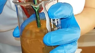 CFNM Nurse Part 5: Slut Wife Drinks Sperm Sample (Milking-time)