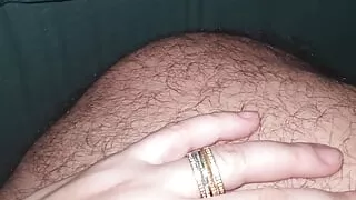 Slutty step mom hand slip on naked step son ass in bed