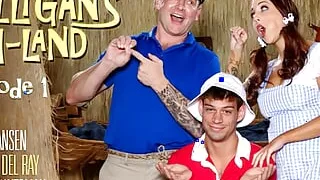 Humk Captain & Nerdy Gilligan Tag Team Hot Marie-Anne - Biphoria