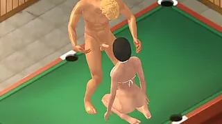 Friend's daughter has sex with full fun with a condom Hindi video - Custom Female 3D